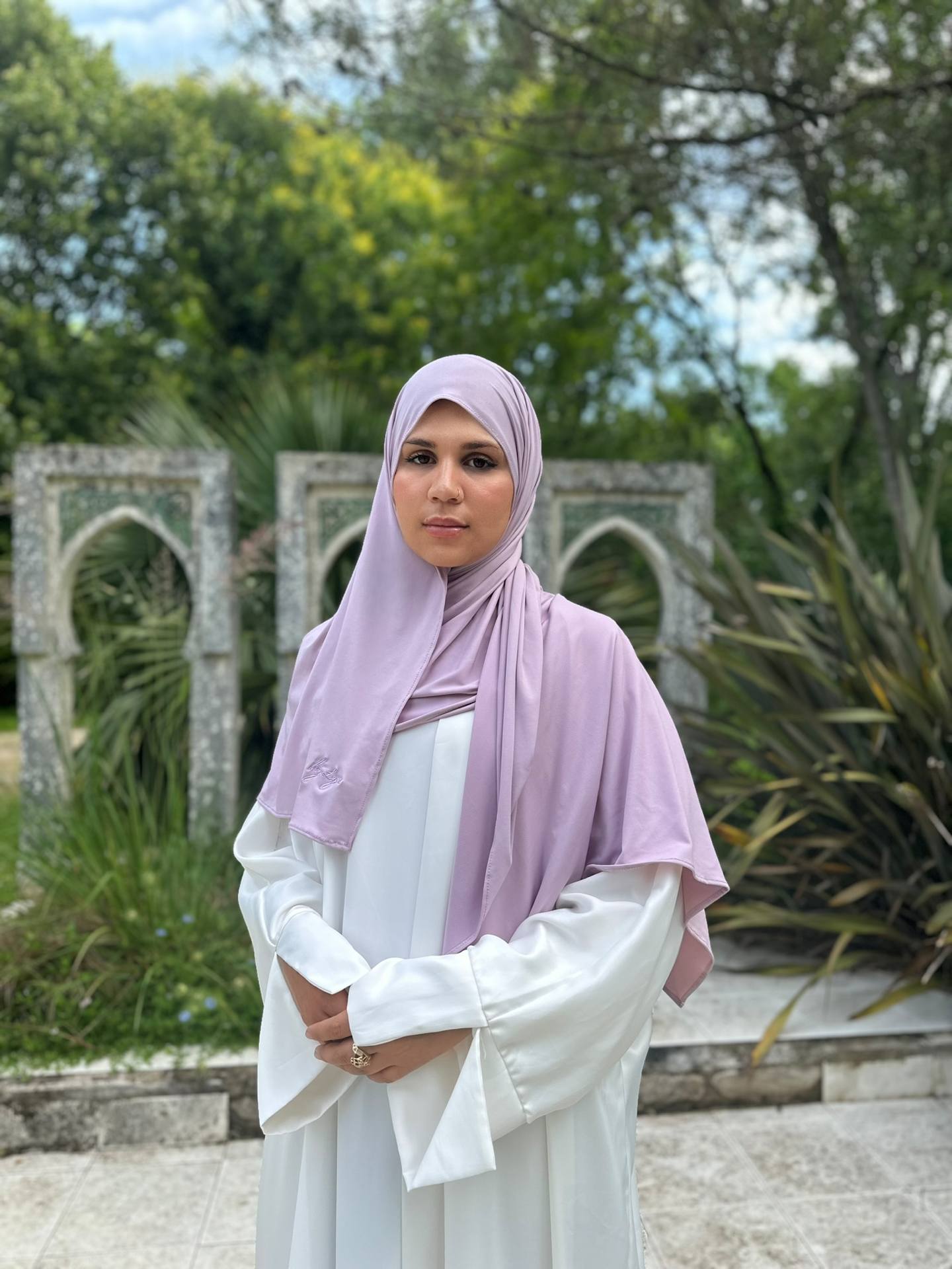 Hijab en Royal Jersey - Lilas